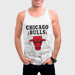 Майка-безрукавка мужская CHICAGO BULLS, цвет: 3D-белый — фото 2