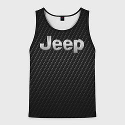 Майка-безрукавка мужская Jeep Z, цвет: 3D-черный