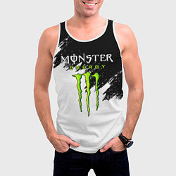 Майка-безрукавка мужская MONSTER ENERGY, цвет: 3D-белый — фото 2