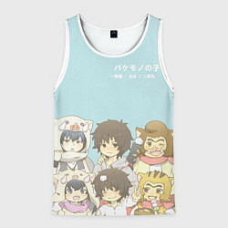 Майка-безрукавка мужская Ученик чудовища, цвет: 3D-белый