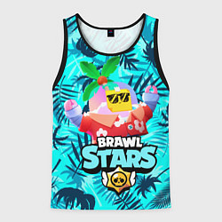 Мужская майка без рукавов BRAWL STARS TROPICAL SPROUT