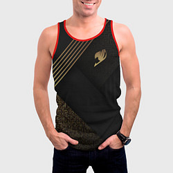 Майка-безрукавка мужская Fairy Tail, цвет: 3D-красный — фото 2