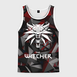 Майка-безрукавка мужская The Witcher, цвет: 3D-белый