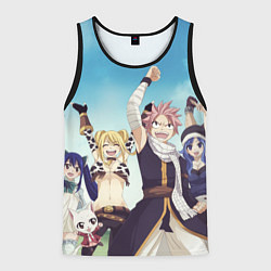 Майка-безрукавка мужская FAIRY TAIL ХВОСТ ФЕИ, цвет: 3D-черный