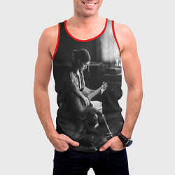 Майка-безрукавка мужская THE LAST OF US PART 2 ЭЛЛИ, цвет: 3D-красный — фото 2