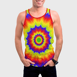 Майка-безрукавка мужская Tie-Dye, цвет: 3D-красный — фото 2