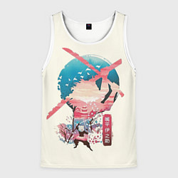 Майка-безрукавка мужская Hashibira Inosuke, цвет: 3D-белый