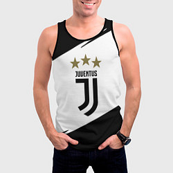 Майка-безрукавка мужская JUVENTUS, цвет: 3D-черный — фото 2