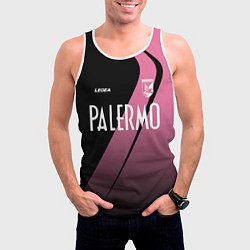 Майка-безрукавка мужская PALERMO FC, цвет: 3D-белый — фото 2