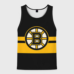 Майка-безрукавка мужская BOSTON BRUINS NHL, цвет: 3D-черный