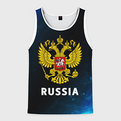 Мужская майка без рукавов RUSSIA РОССИЯ
