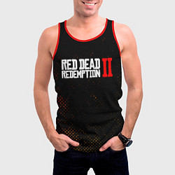 Майка-безрукавка мужская RED DEAD REDEMPTION 2, цвет: 3D-красный — фото 2