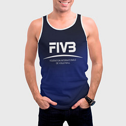 Майка-безрукавка мужская FIVB Volleyball, цвет: 3D-белый — фото 2