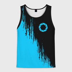 Майка-безрукавка мужская PORTAL ПОРТАЛ, цвет: 3D-черный