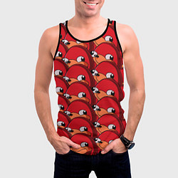 Майка-безрукавка мужская Knuckles, цвет: 3D-черный — фото 2