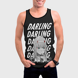 Майка-безрукавка мужская ZeroTwo Darling in the Franx, цвет: 3D-черный — фото 2