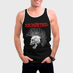 Майка-безрукавка мужская The Exploited, цвет: 3D-белый — фото 2