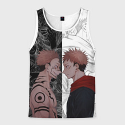 Мужская майка без рукавов Jujutsu Kaisen Сукуна х Юдзи