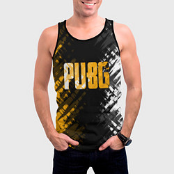 Майка-безрукавка мужская PUBG, цвет: 3D-черный — фото 2