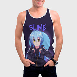 Майка-безрукавка мужская Slime, цвет: 3D-белый — фото 2