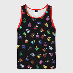 Майка-безрукавка мужская Among Us, цвет: 3D-красный