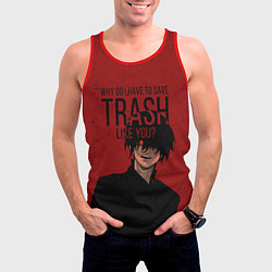 Майка-безрукавка мужская Trash, цвет: 3D-красный — фото 2