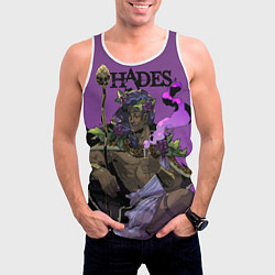 Майка-безрукавка мужская Hades - Дионис, цвет: 3D-белый — фото 2