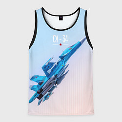 Мужская майка без рукавов Су-34