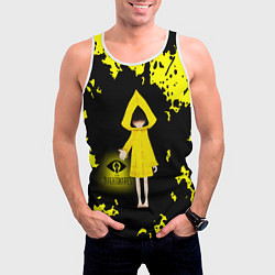 Майка-безрукавка мужская Little NightmaresШестая, цвет: 3D-белый — фото 2