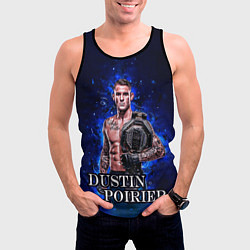 Майка-безрукавка мужская ДАСТИН ПОРЬЕ, цвет: 3D-черный — фото 2