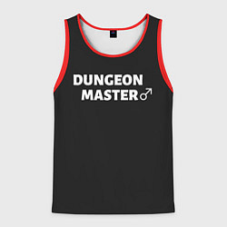 Майка-безрукавка мужская Dungeon Master, цвет: 3D-красный