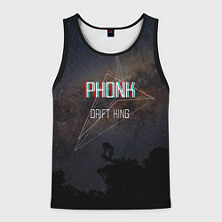 Мужская майка без рукавов PHONK Drift King фонк дрифт