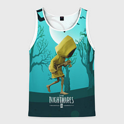 Майка-безрукавка мужская Little Nightmares 2, цвет: 3D-белый