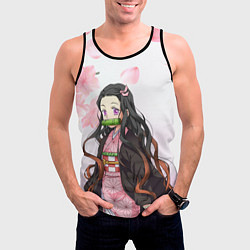 Майка-безрукавка мужская НЕЗУКА NEZUKO, цвет: 3D-черный — фото 2