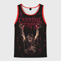Майка-безрукавка мужская Cannibal Corpse Skeleton, цвет: 3D-красный