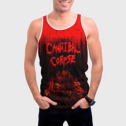 Майка-безрукавка мужская CANNIBAL CORPSE, цвет: 3D-белый — фото 2