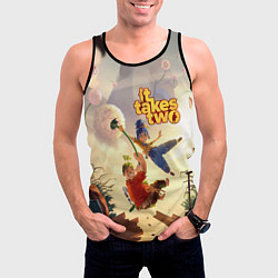 Майка-безрукавка мужская It Takes Two, цвет: 3D-черный — фото 2