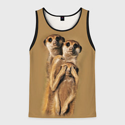 Мужская майка без рукавов Сурикаты