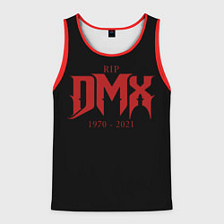 Майка-безрукавка мужская DMX RIP 1970-2021, цвет: 3D-красный