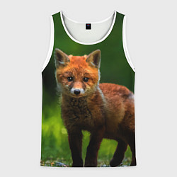 Мужская майка без рукавов Маленький лисенок