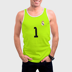 Майка-безрукавка мужская Iker Casillas, цвет: 3D-белый — фото 2