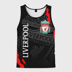 Майка-безрукавка мужская LIVERPOOL ЛИВЕРПУЛЬ СПОРТ, цвет: 3D-черный