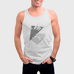 Майка-безрукавка мужская ПросТой РисуНок, цвет: 3D-белый — фото 2