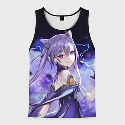 Майка-безрукавка мужская КЭ ЦИН - Genshin Impact, цвет: 3D-черный