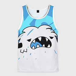 Майка-безрукавка мужская SK8 the Infinity Скейт Ланги, цвет: 3D-белый