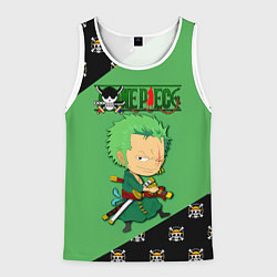 Мужская майка без рукавов Ророноа Зоро One Piece Большой куш