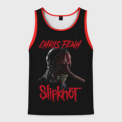 Майка-безрукавка мужская CHRIS FENH SLIPKNOT СЛИПКНОТ Z, цвет: 3D-красный