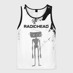Майка-безрукавка мужская Radiohead Радиохед Z, цвет: 3D-черный