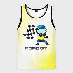 Майка-безрукавка мужская Ford - Racing, цвет: 3D-черный