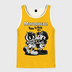 Майка-безрукавка мужская Motorhead x Cuphead, цвет: 3D-белый